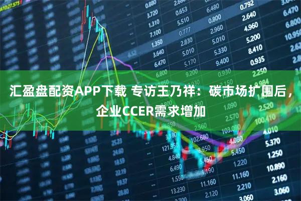 汇盈盘配资APP下载 专访王乃祥:碳市场扩围后,企业CCER需求增加